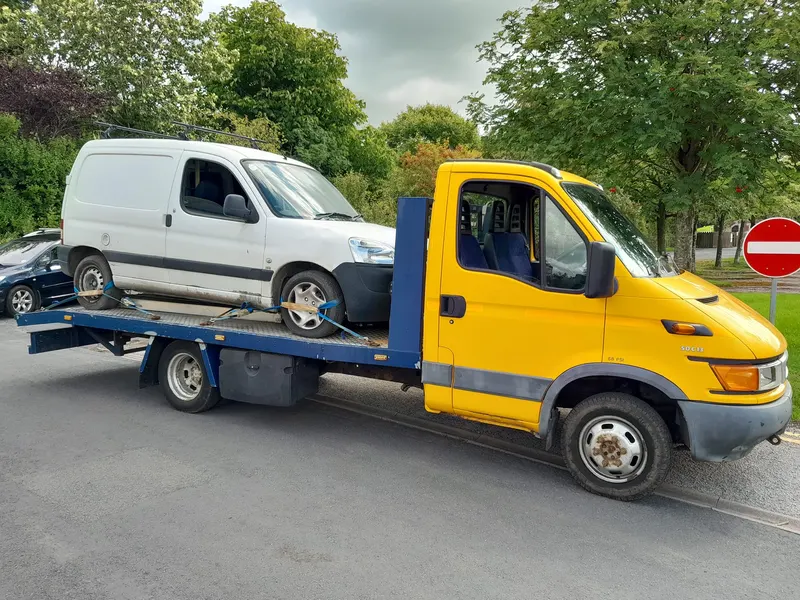Van collected for scrap